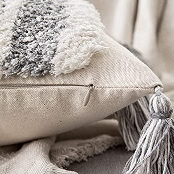 Cojín Boho Gris - Decora-vita - Funda para cojín