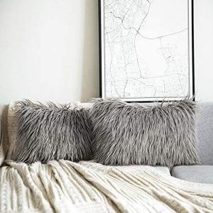 Cojín Felpa Gris - Decora-vita - Funda para cojín