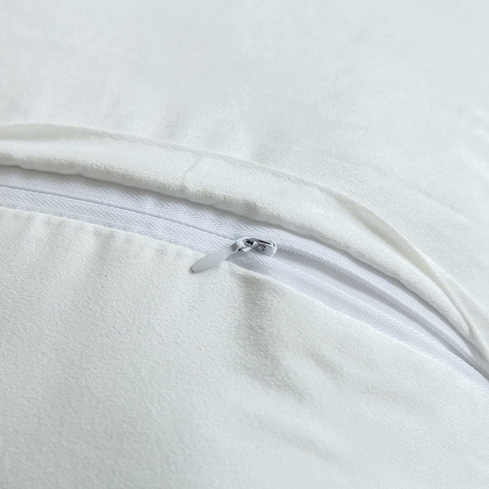 Cojín Felpa Blanco - Decora-vita - Funda para cojín