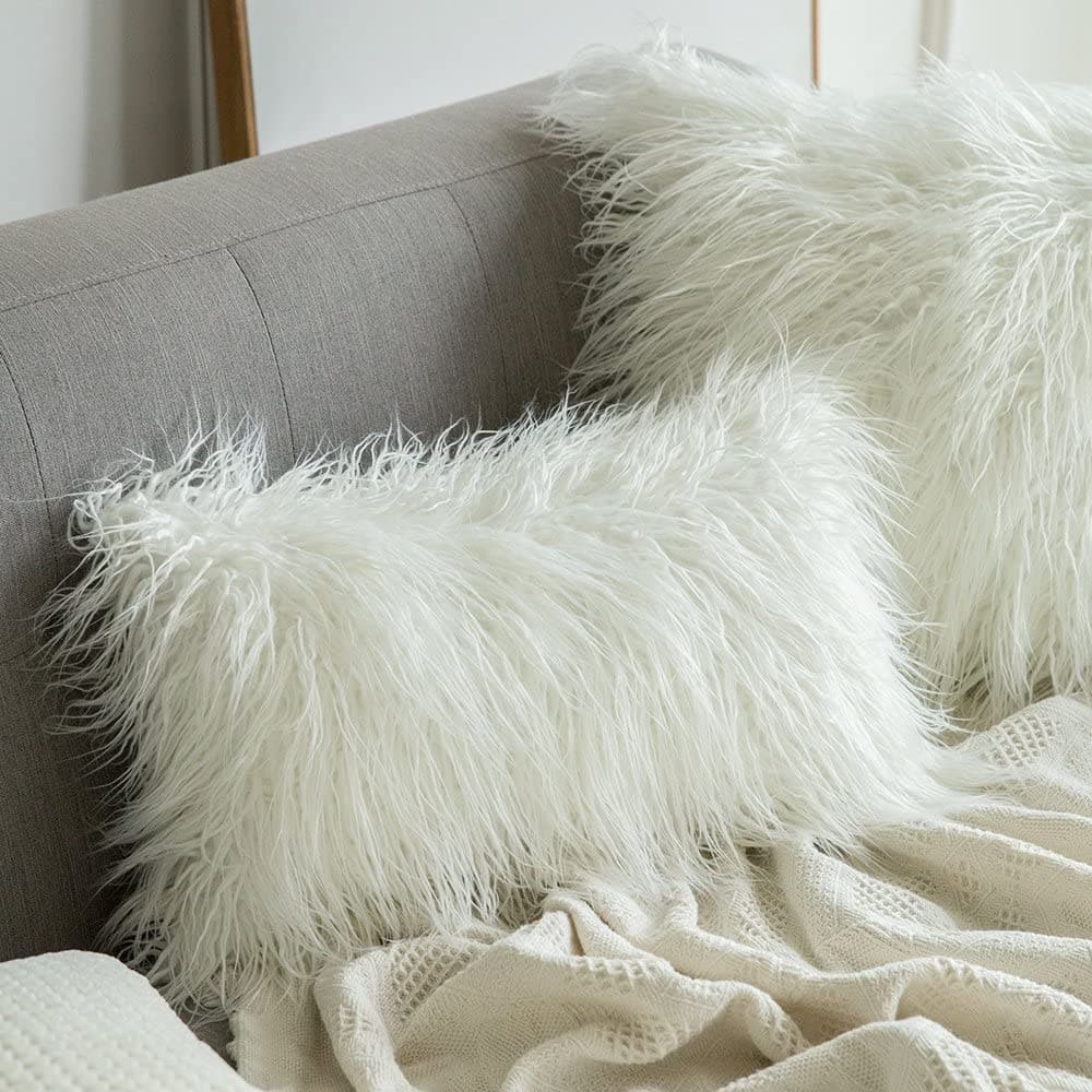 Cojín Felpa Blanco - Decora-vita - Funda para cojín