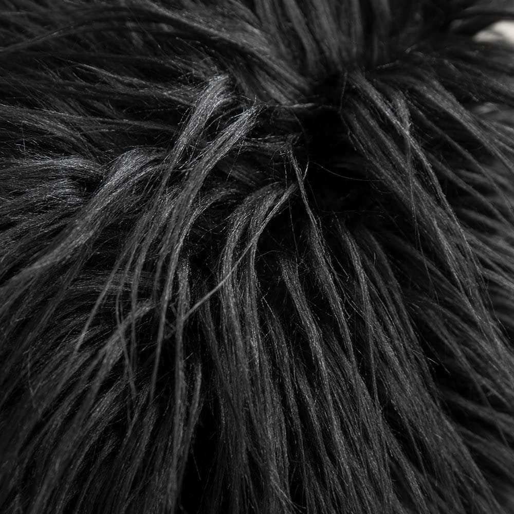 Cojín Felpa Negro - Decora-vita - Funda para cojín