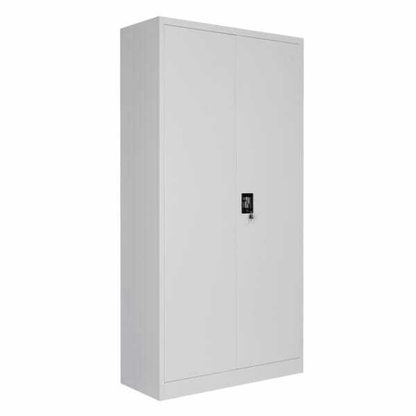 Gabinete Con Puertas Metalicas 1.80 Blanco