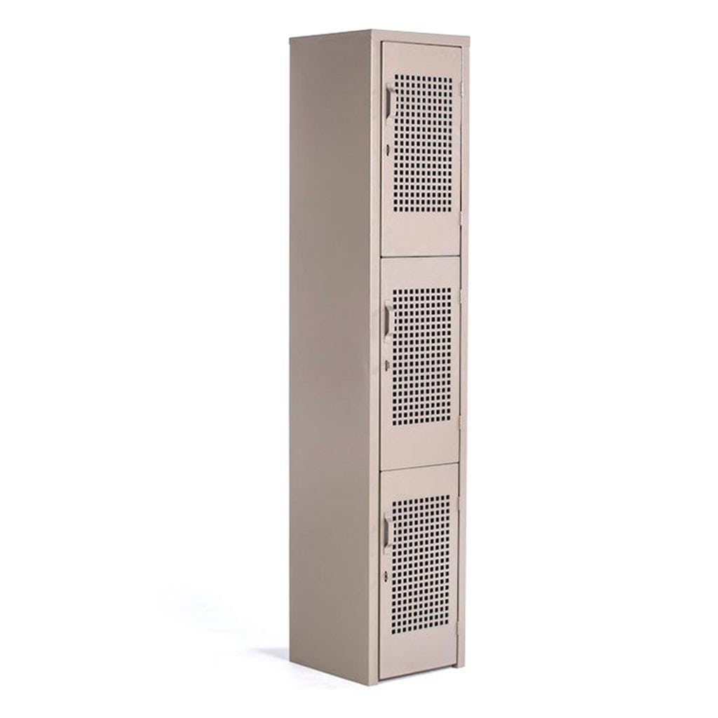 Locker Perforado de 3 puertas 180 x 38 x 45 - Imagen 3
