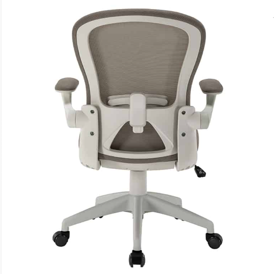 Silla Operativa H6 Tela Gris Estructura Blanca - Imagen 4